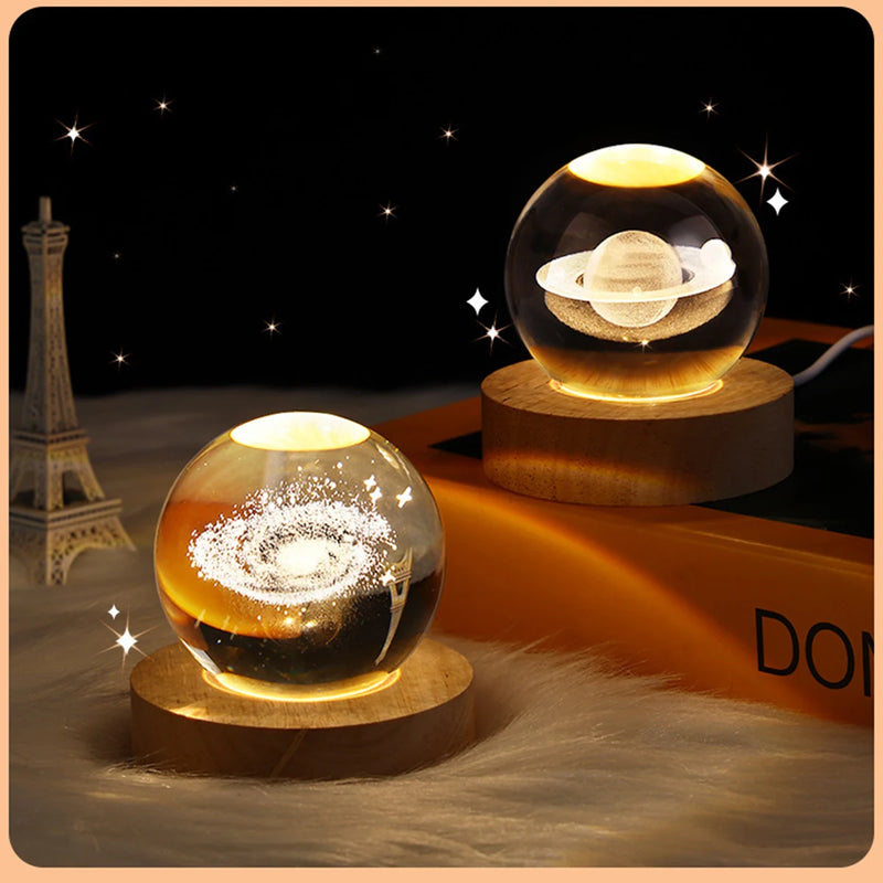 Luminária Decorativa Espacial 3D